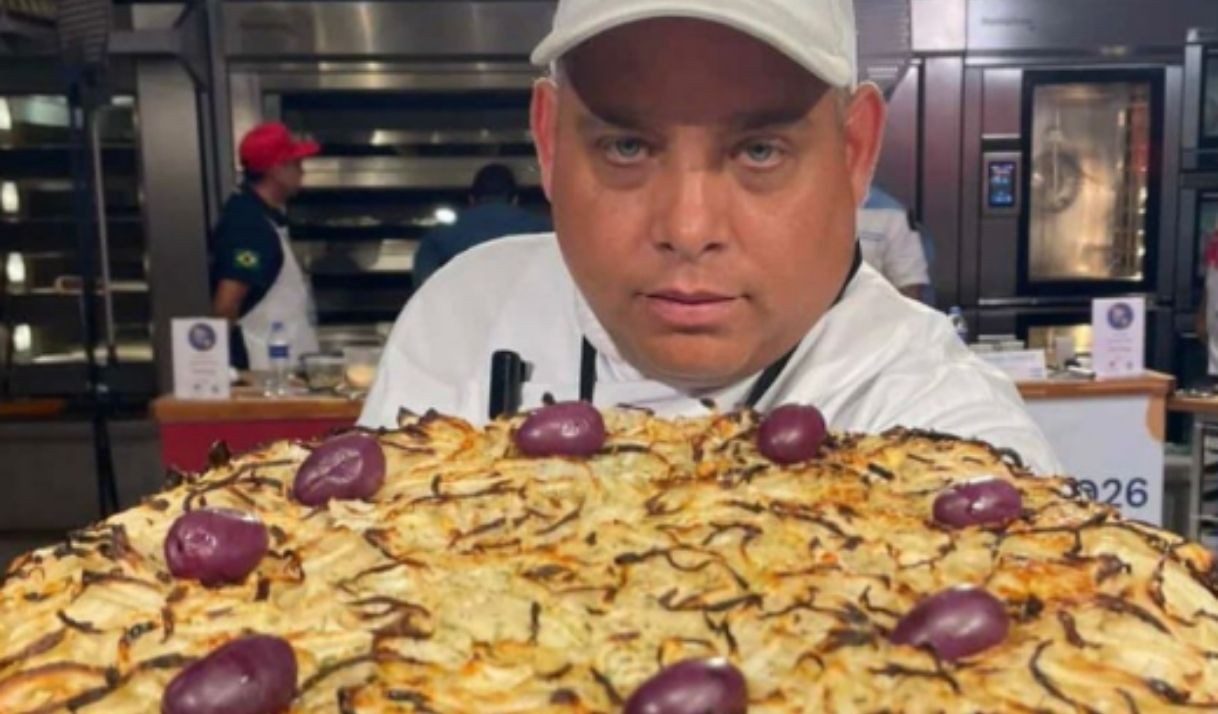 Pizzero cubano se corona campeón en Brasil con una fugazzeta perfecta