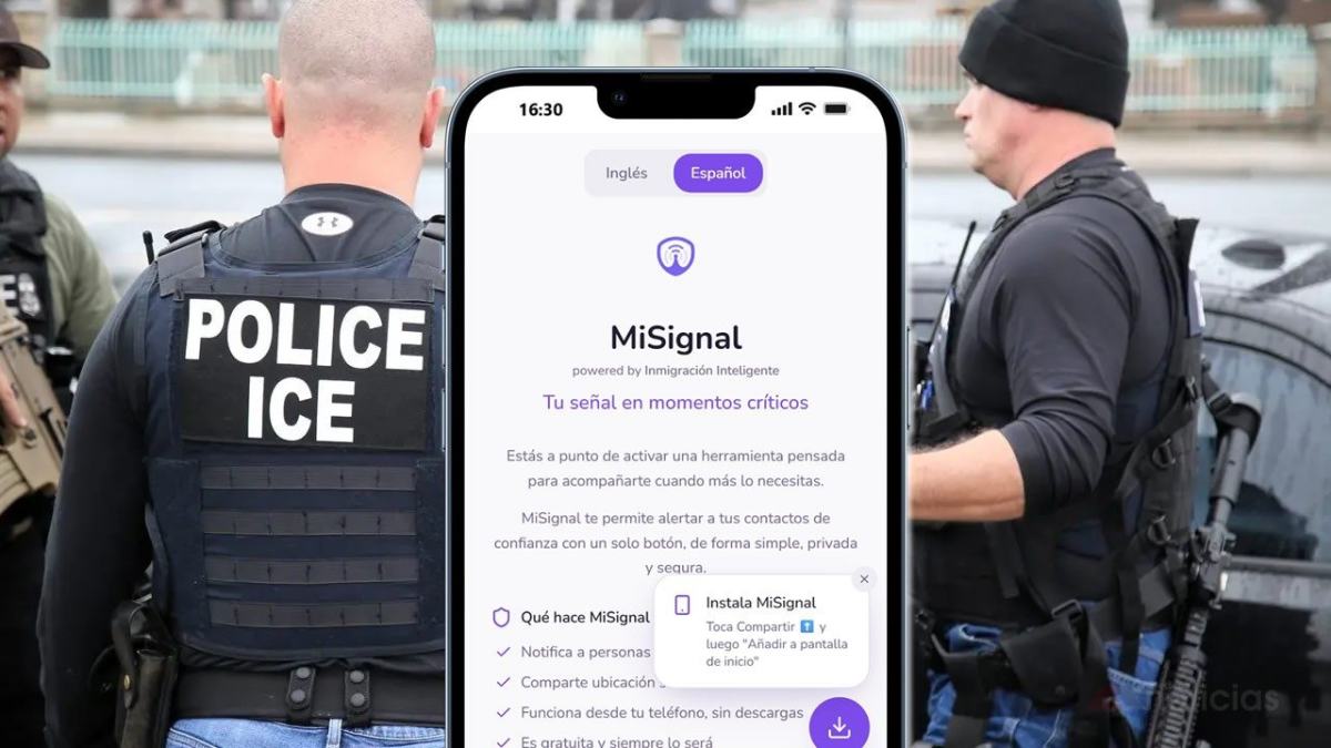 MiSignal, la app que alerta a tu familia si te detiene ICE en una redada