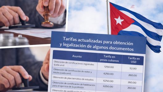 Nuevas tarifas en Cuba: cuánto cuesta legalizar documentos dentro y fuera del país