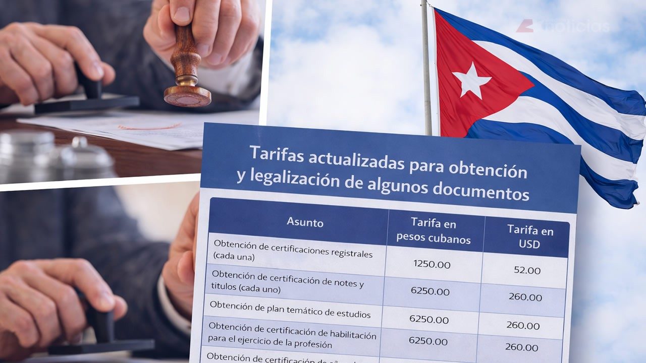 Nuevas tarifas en Cuba: cuánto cuesta legalizar documentos dentro y fuera del país
