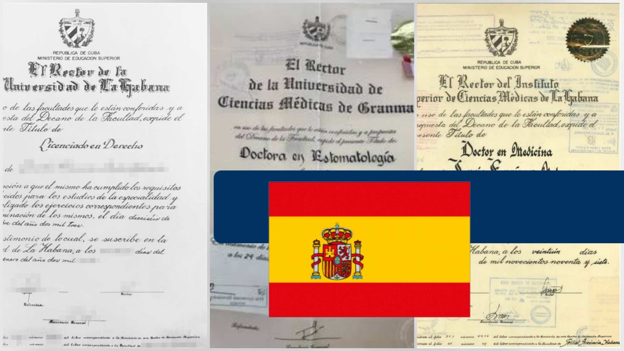 Homologar título cubano en España: Cada vez más profesionales hacen vida en el país ibérico