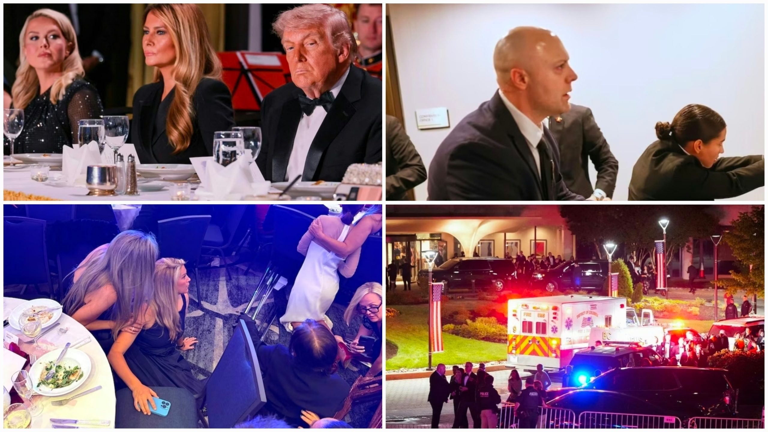 Trump y Melania están bien tras tiroteo en cena de corresponsales de la Casa Blanca en Washington