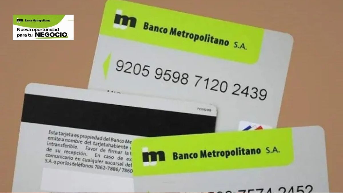 Banco Metropolitano alerta sobre medidas para proteger tarjetas magnéticas y cuentas bancarias