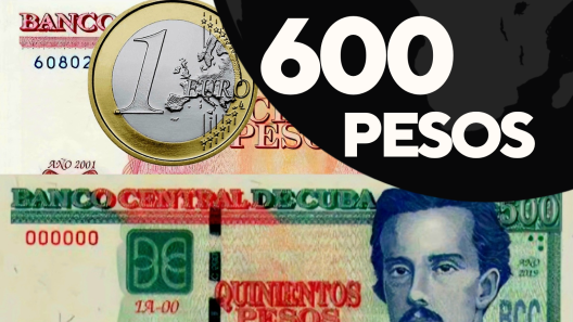 El euro alcanza los 600 pesos cubanos y marca un récord absoluto. La tasa de cambio del dólar le sigue los pasos
