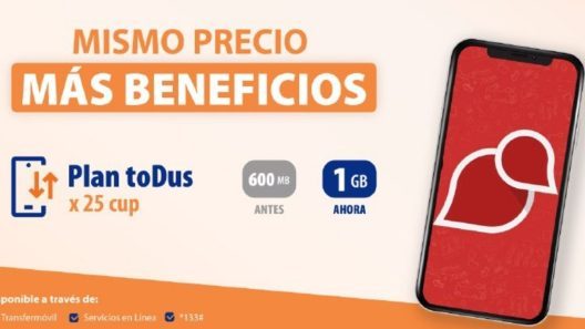 Nuevo Plan toDus en Cuba: más datos por el mismo precio, según ETECSA