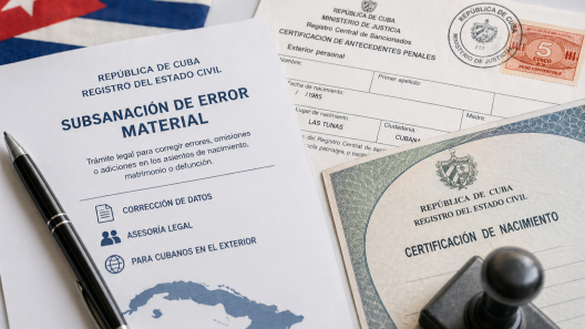 Cubanos en el exterior pueden corregir errores en registros civiles sin viajar a la Isla