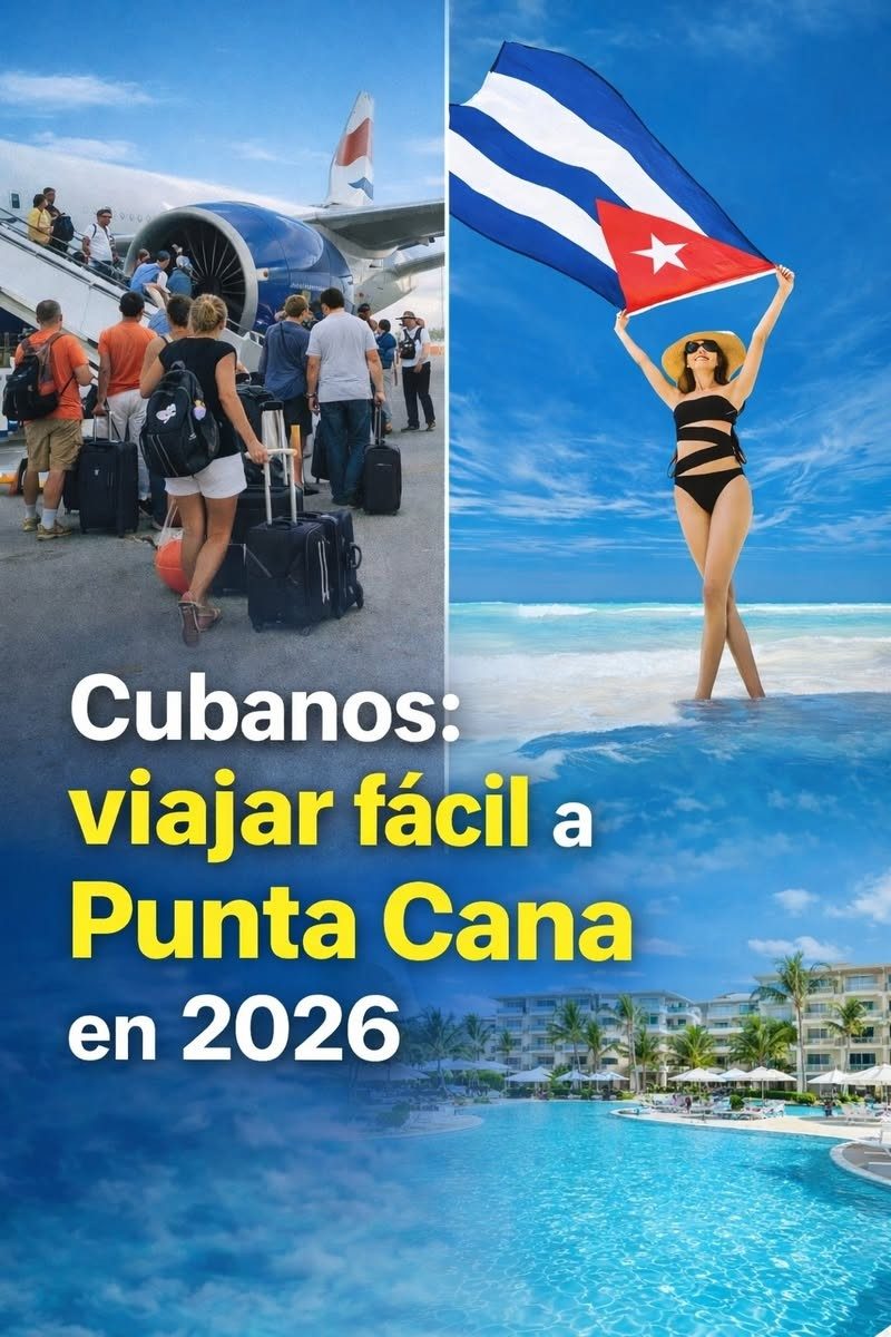 ✈️🌴 Cada vez más cubanos están eligiendo Punta Cana como punto de reencuentro familiar en 2026