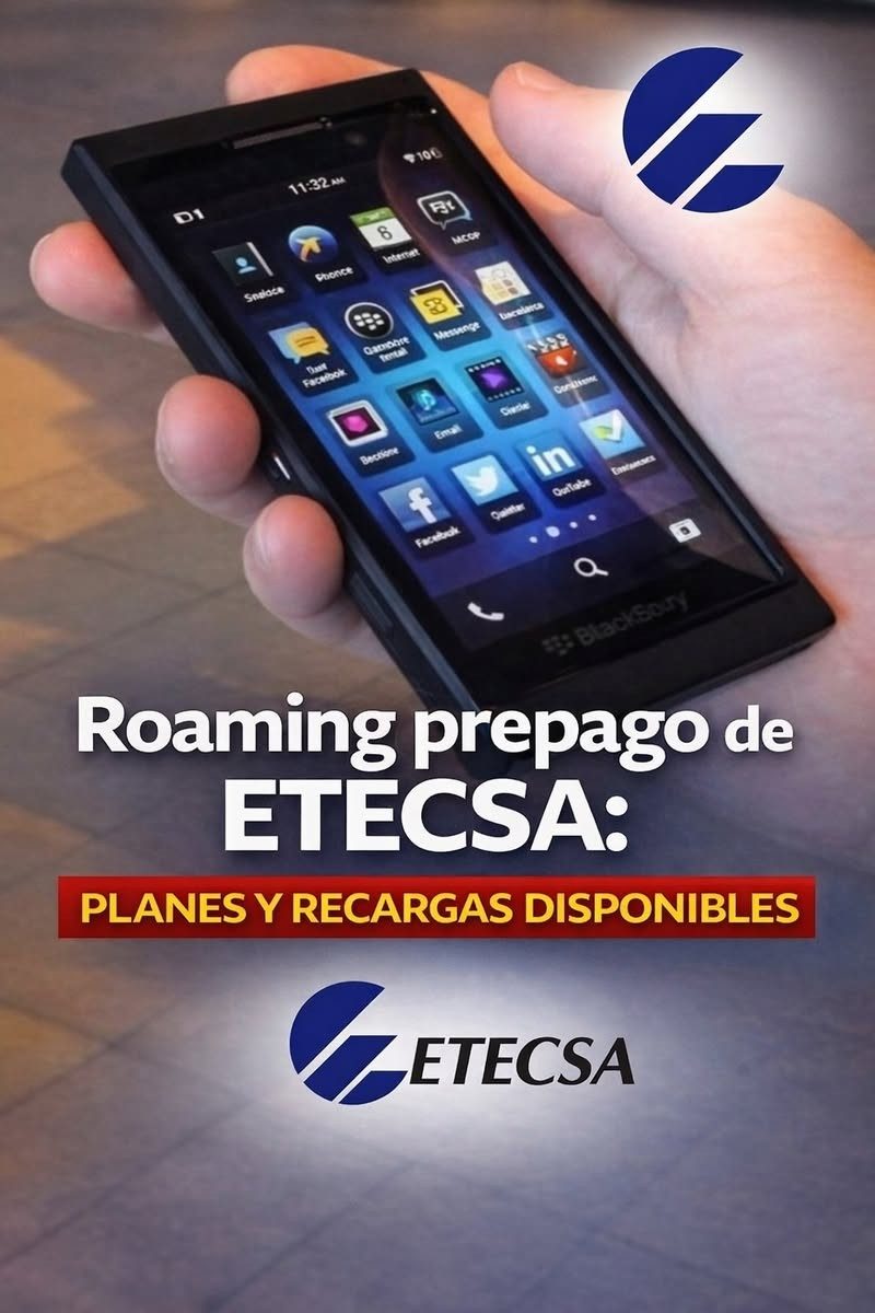 📱✈️ Roaming prepago de ETECSA: planes y recargas disponibles