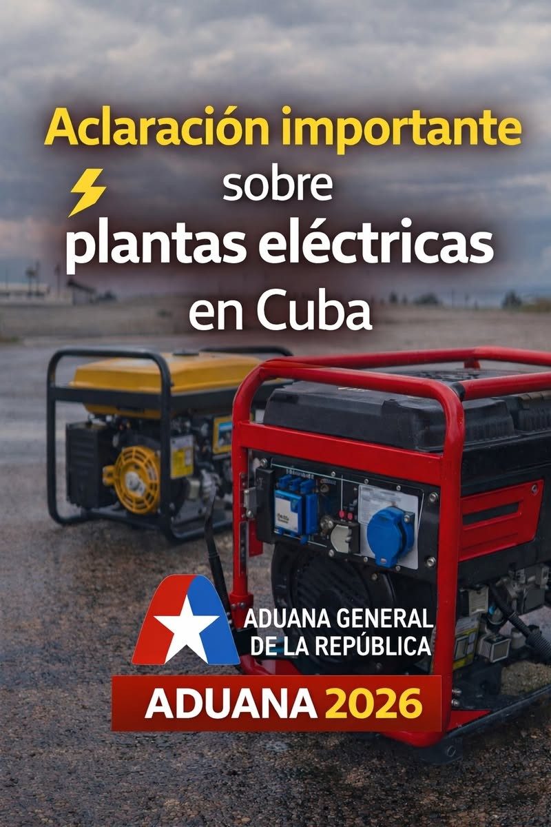 ⚡📌 Aclaración importante sobre plantas eléctricas en Cuba