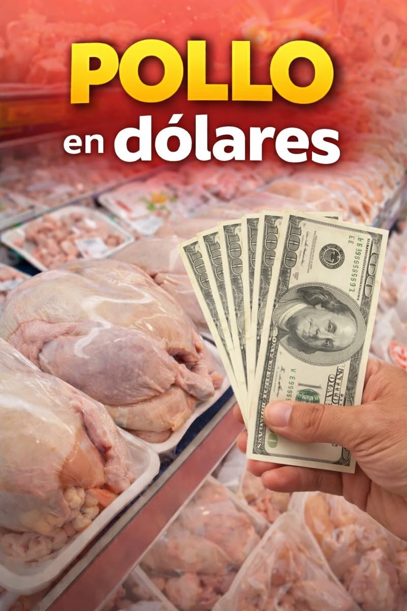 ¿Quién topa al estado? El increíble precio del pollo en dólares