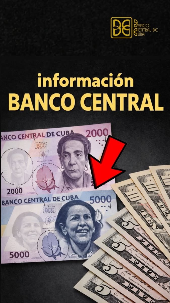 INFORMACIÓN IMPORTANTE del Banco Central de Cuba