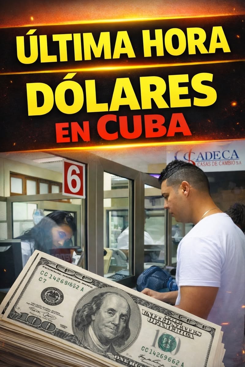 IMPORTANTE noticia sobre los dólares en CUBA