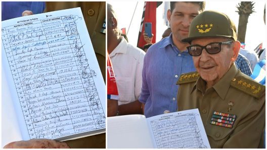 Desliz deja al descubierto los carnés de identidad de Raúl Castro, Díaz-Canel y otros dirigentes cubanos