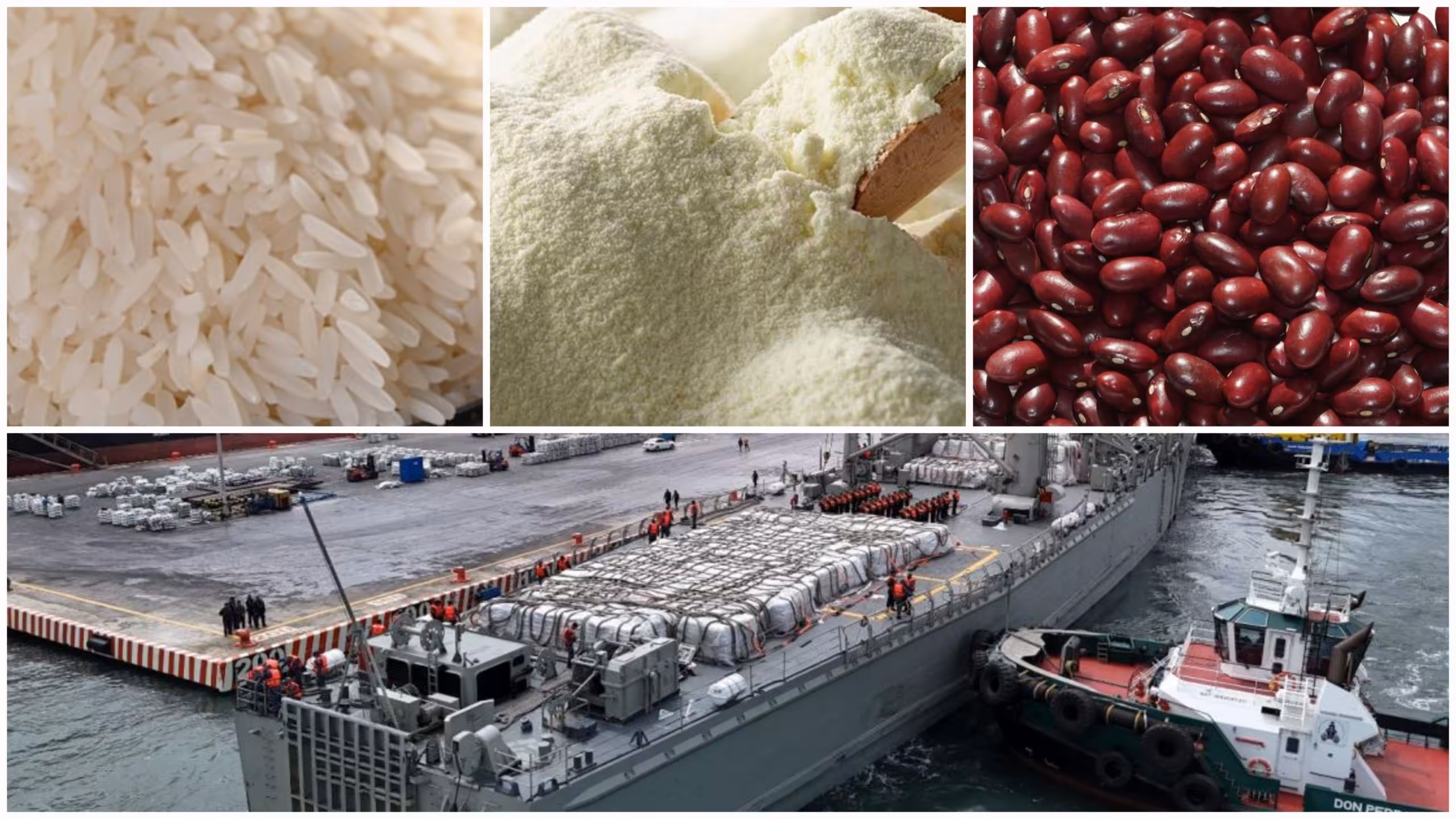 Arroz, frijoles, leche y más: México envía a Cuba otro barco con 1700 toneladas de ayuda humanitaria