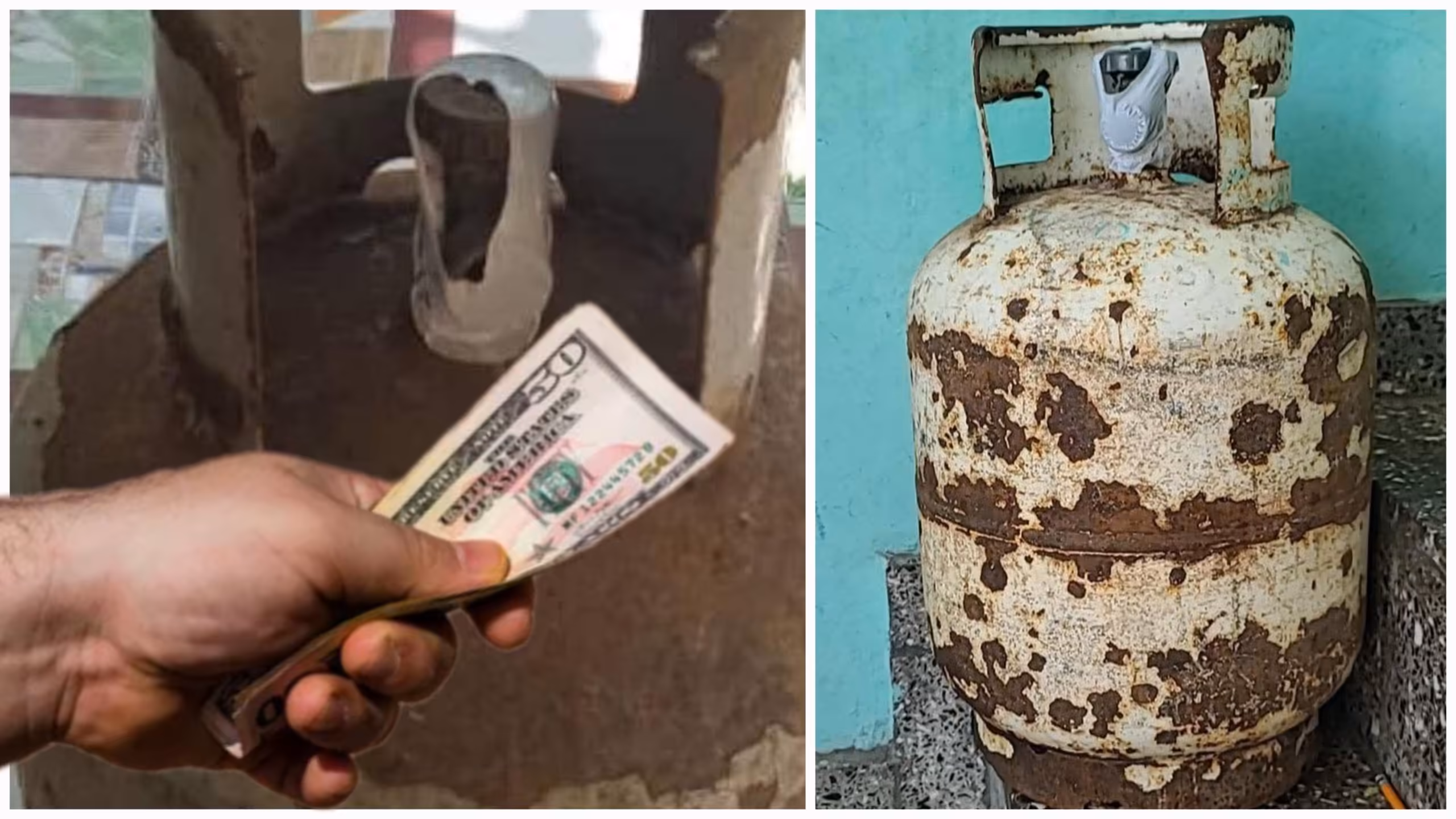 Balitas de gas en «más de 50 dólares y llegan oxidadas y viejas»