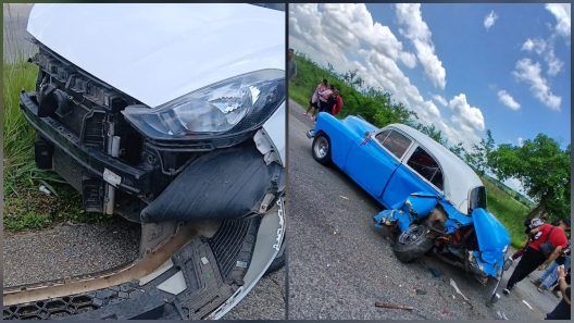 Accidente en la autopista de Pinar del Río deja daños materiales y una persona lesionada