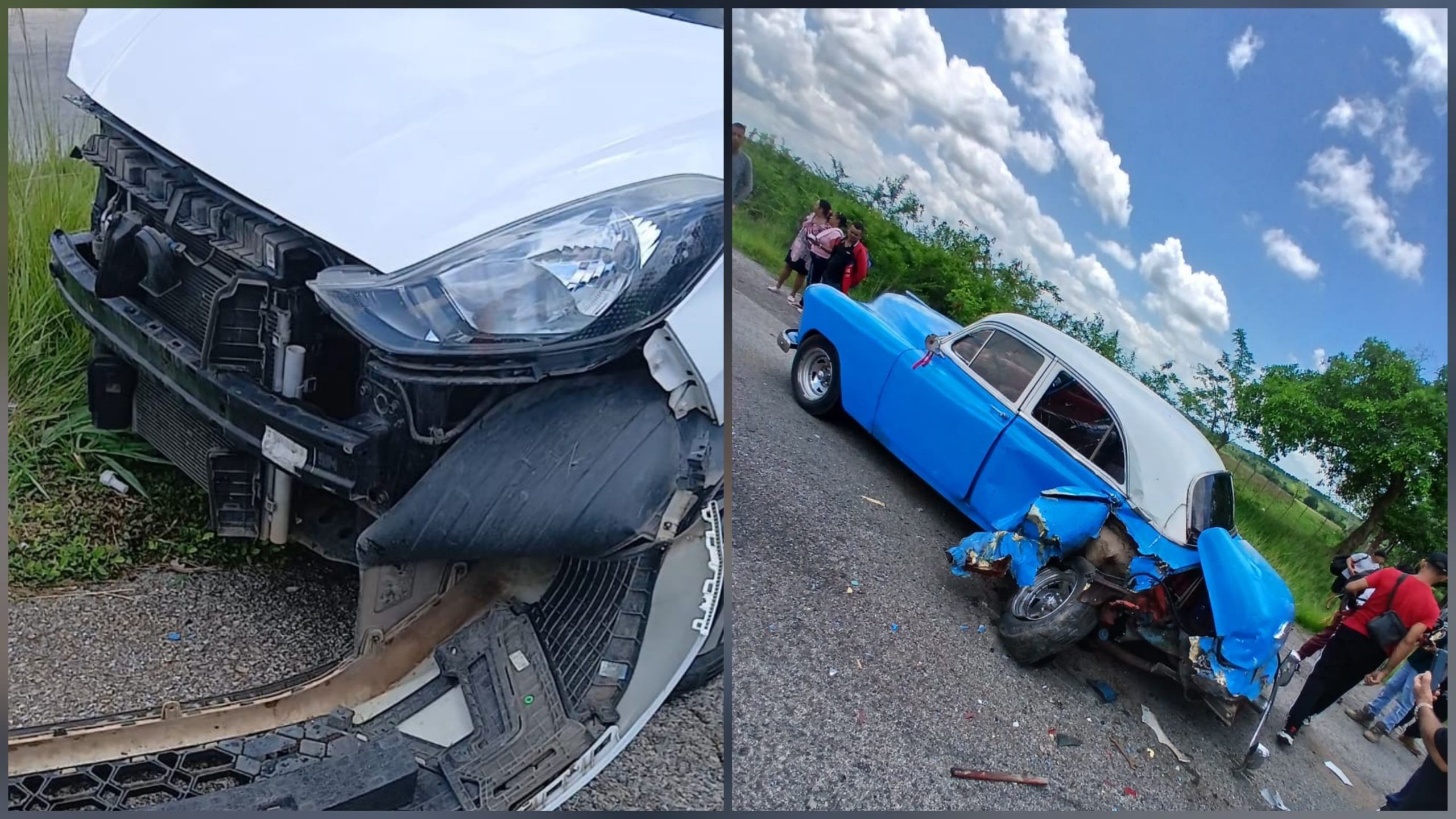 Accidente en la autopista de Pinar del Río deja daños materiales y una persona lesionada