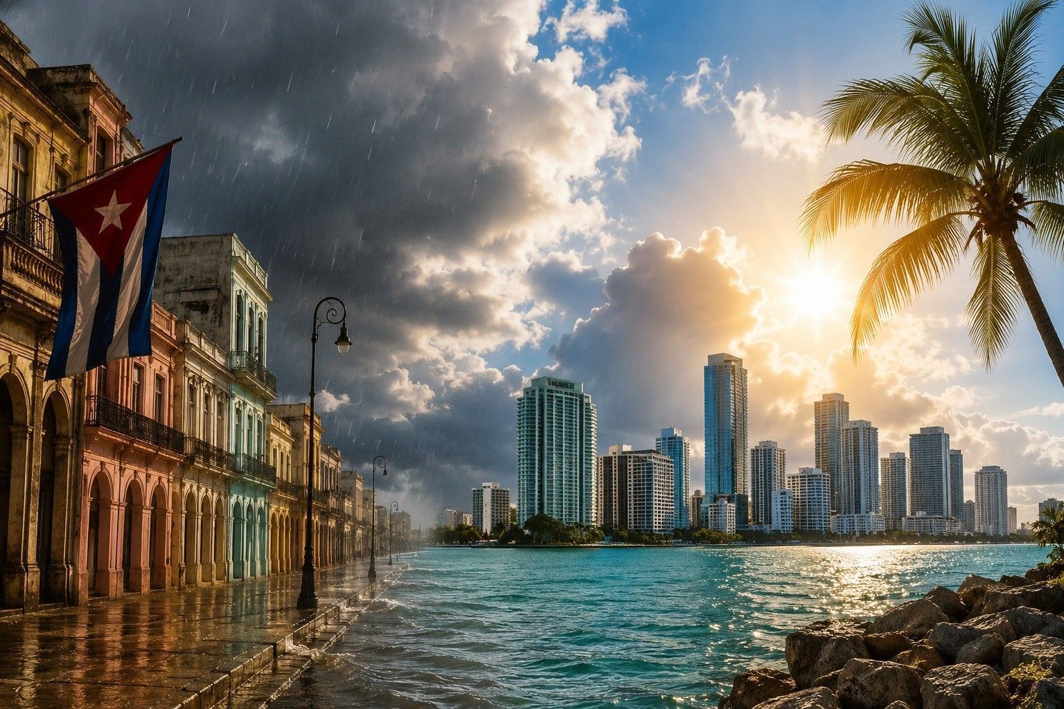 Cuba y Miami arrancan la semana bajo calor, humedad y riesgo de tormentas: así estará el tiempo este 25 de mayo