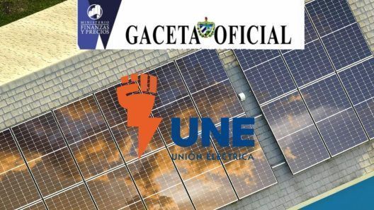 Gaceta Oficial publica nueva tarifa para compra de energía en Cuba