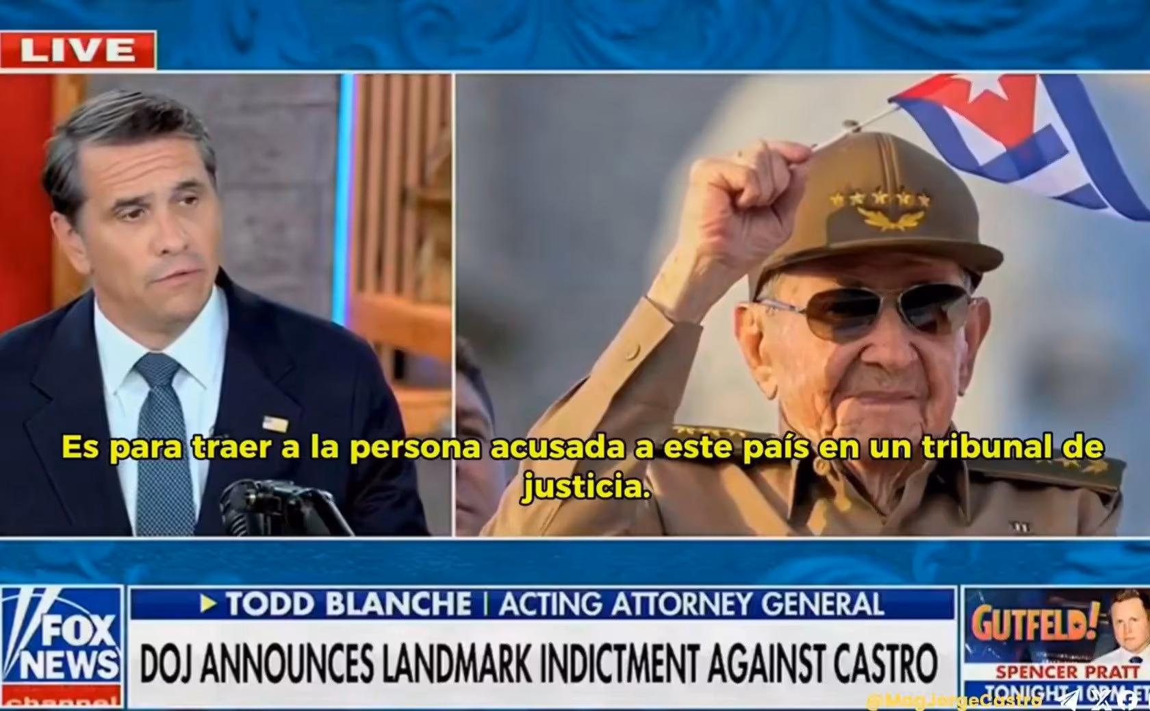 Última Hora: Estados Unidos insiste en llevar a Raúl Castro ante la justicia mientras aumenta la tensión con Cuba