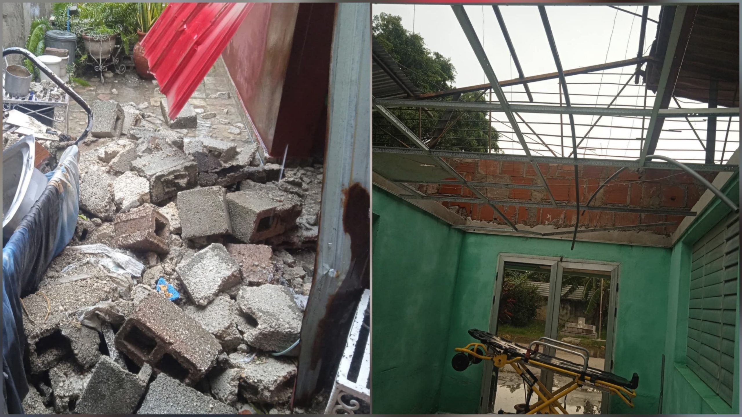 Tormenta severa en Bayamo deja daños en viviendas, tendido eléctrico y calles bloqueadas