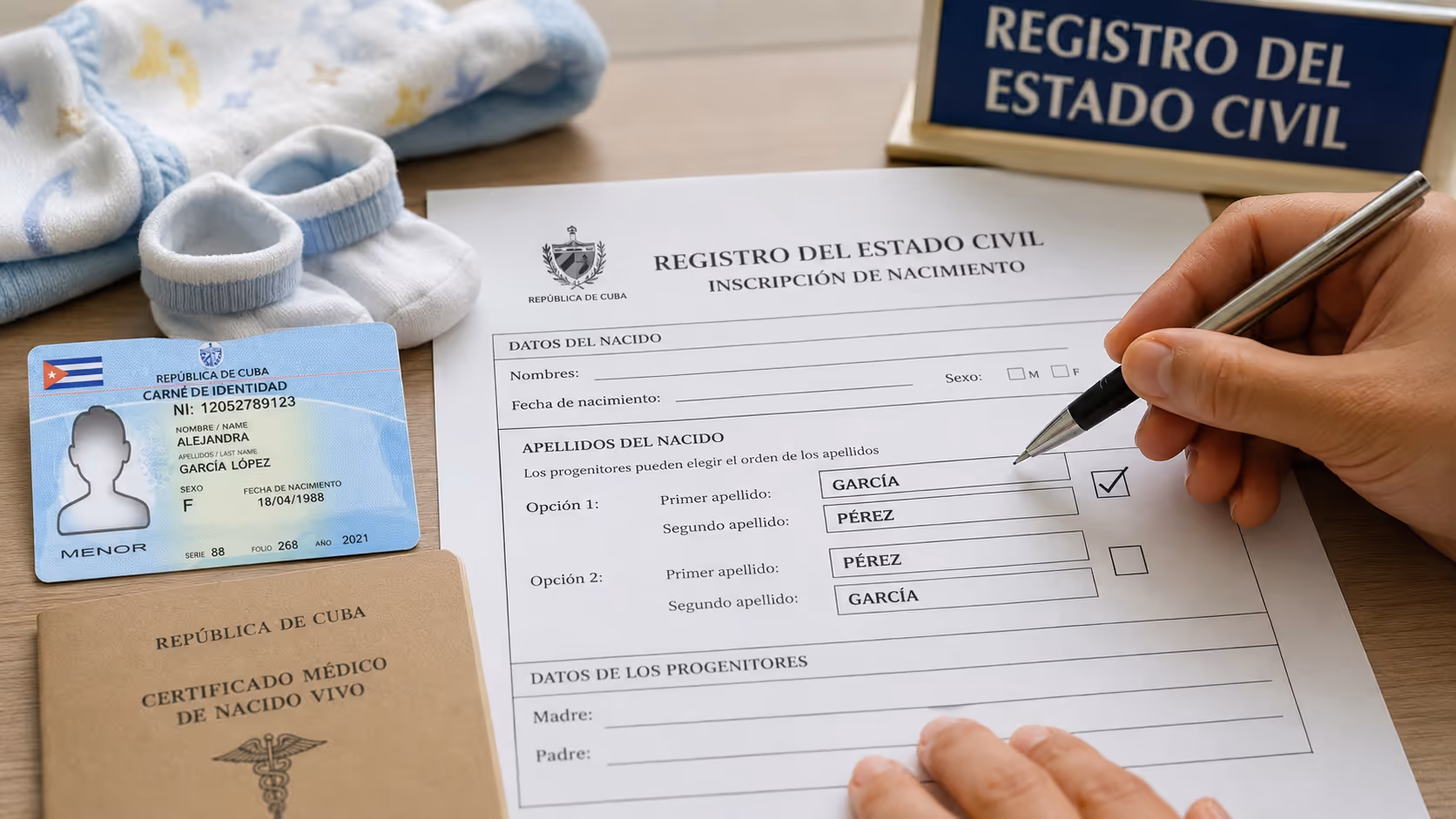 Cubanos podrán decidir el orden de los apellidos de sus hijos al nacer
