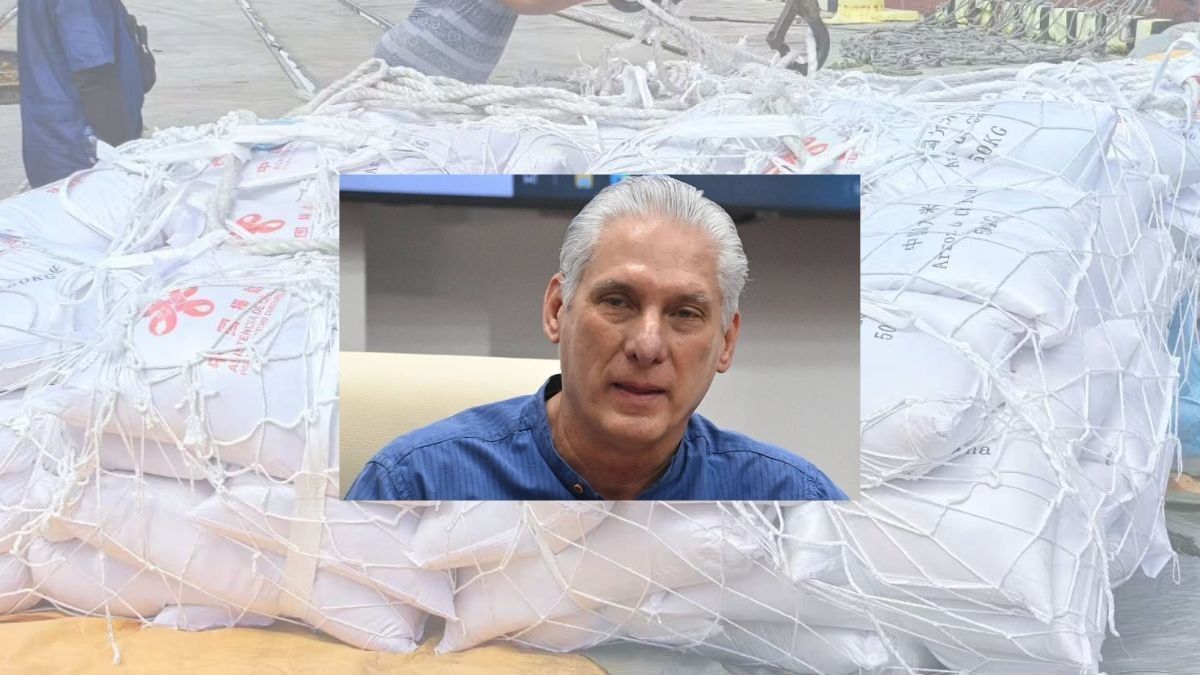 Díaz-Canel agradece 60 mil toneladas de arroz de China mientras crecen las críticas sobre la producción nacional