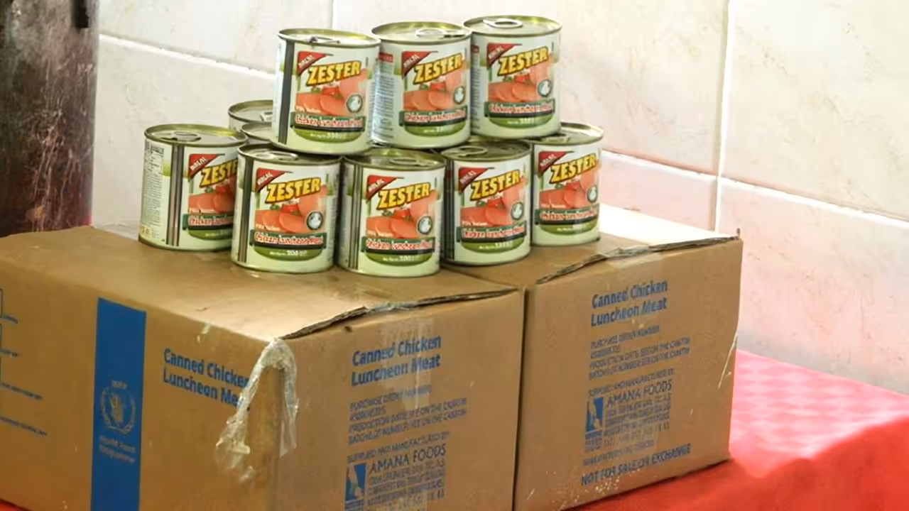 Programa Mundial de Alimentos en Cuba entrega 106 toneladas de carne en conserva