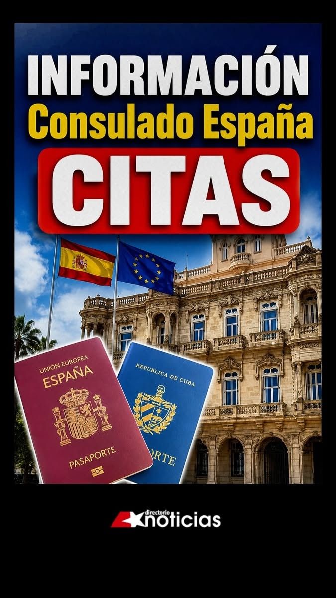 🌍✈️ CONSULADO de España en CUBA. Atención a todos aquellos con citas o interés de sacar cita