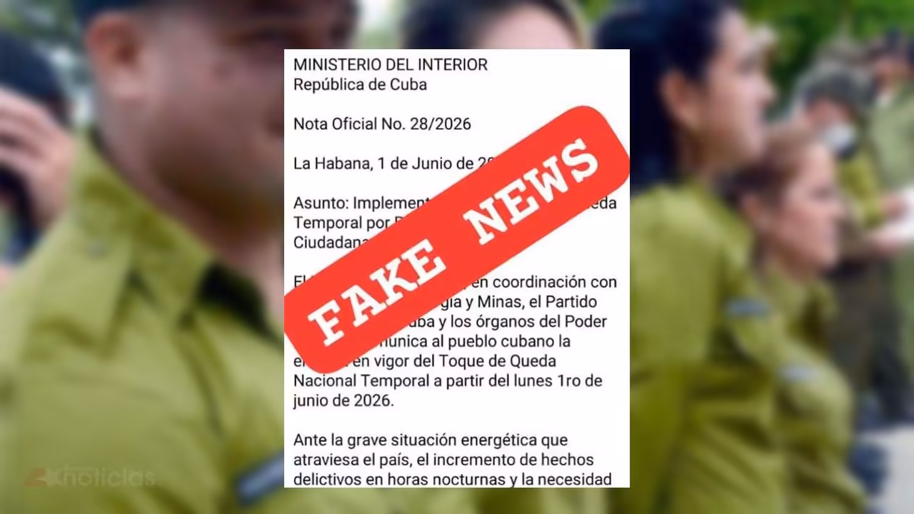 Falsos avisos sobre toque de queda y apagones de 40 horas circulan en Cuba
