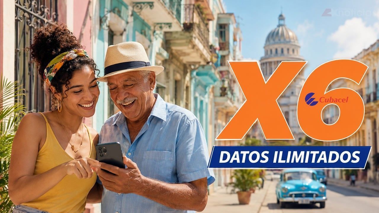 Nueva Recarga internacional de ETECSA multiplica por 6 el saldo y suma datos ilimitados nocturnos
