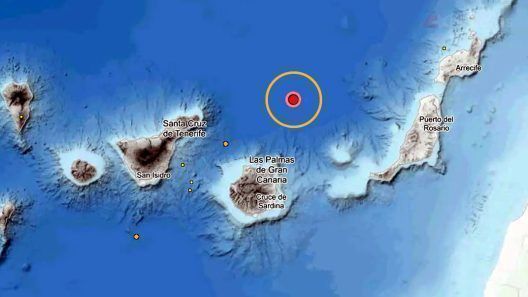 Terremoto de magnitud 4,8 sacude Canarias y se siente en varias zonas