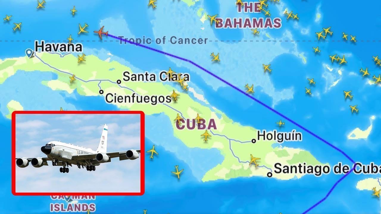 Reportan vigilancia militar de Estados Unidos sobre Cuba con más de 150 horas de vuelos