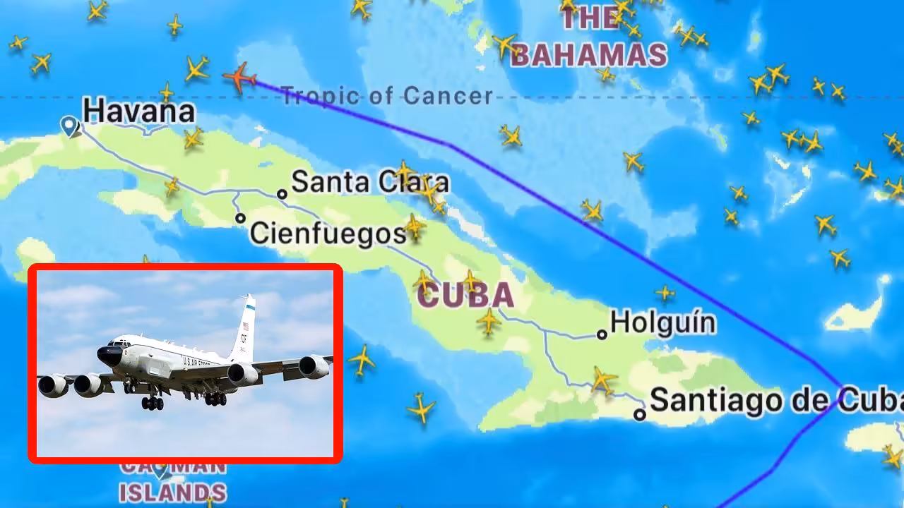 Reportan vigilancia militar de Estados Unidos sobre Cuba con más de 150 horas de vuelos