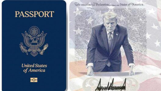 ¿Culto a la personalidad? Trump presenta un pasaporte americano con su imagen