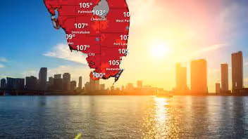 Miami rompe un récord de calor vigente desde 1909 en plena ola de temperaturas extremas