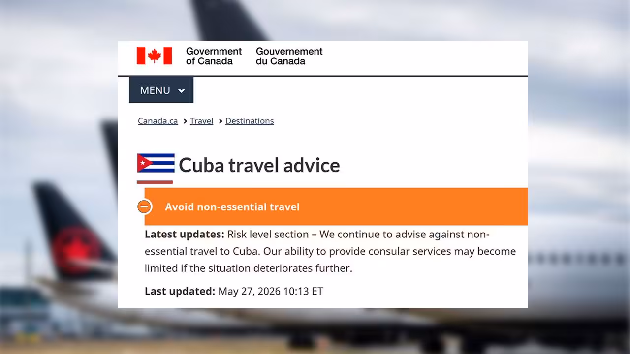 Canadá y Reino Unido recomiendan no viajar a Cuba por falta de combustible, apagones y escasez de servicios