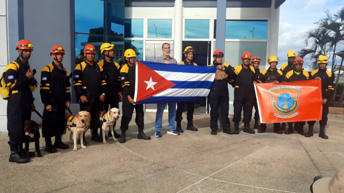 Cuba envía a Venezuela una brigada especial de rescate tras los sismos que dejaron 1.450 fallecidos
