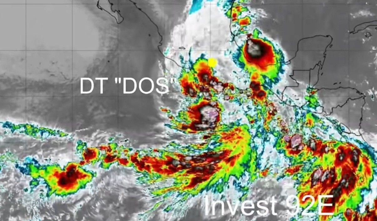Rubiera alerta sobre la depresión tropical Dos-E: fuertes lluvias amenazan varias zonas de México 
