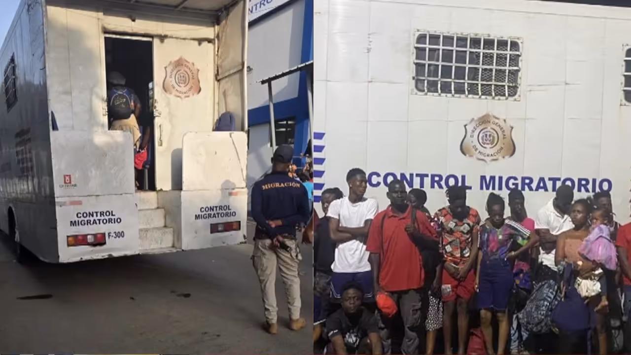 Detienen a dos empleados de Migración en República Dominicana por trasladar a 22 haitianos sin autorización en vehículos oficiales
