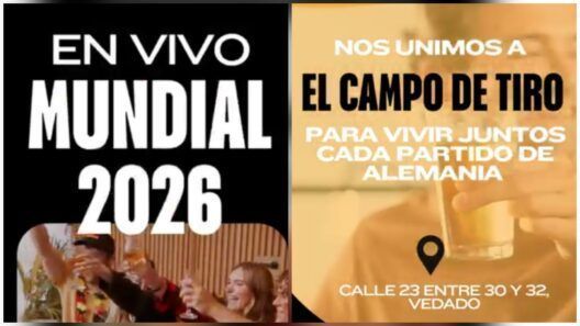 Embajada de Alemania en Cuba invita a ver el Mundial 2026 en La Habana con transmisión en vivo