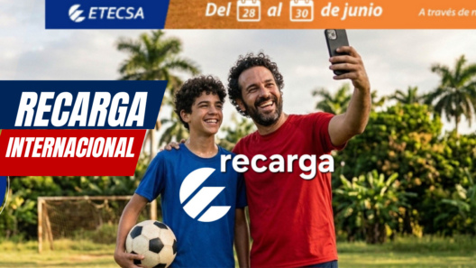 ETECSA lanza nueva recarga internacional que multiplica varias veces el saldo enviado desde el exterior