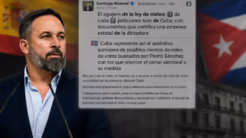 Abascal y Vox sugieren que la Ley de Nietos podría aportar miles de votos cubanos a Pedro Sánchez