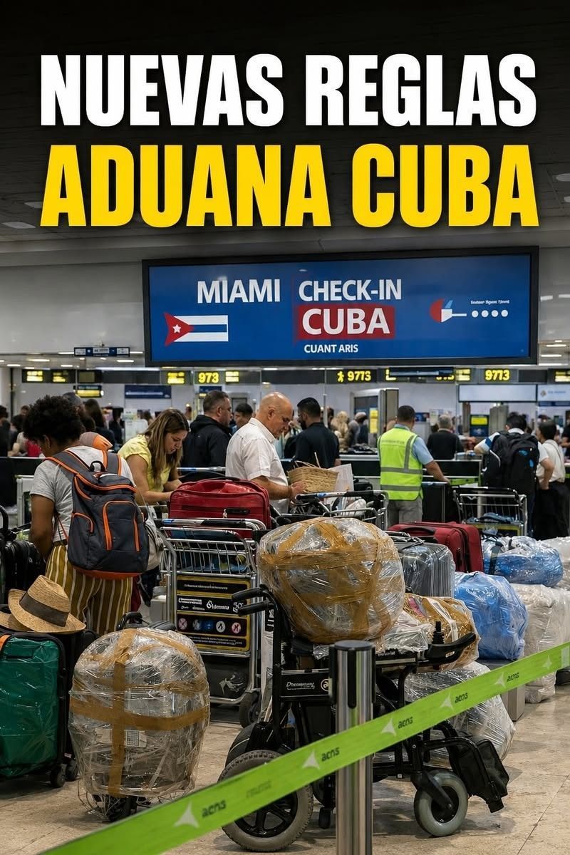 ✈️ 🧳Atención: Cambios en lo que se puede entrar a CUBA si viajas desde MIAMI⚠️
