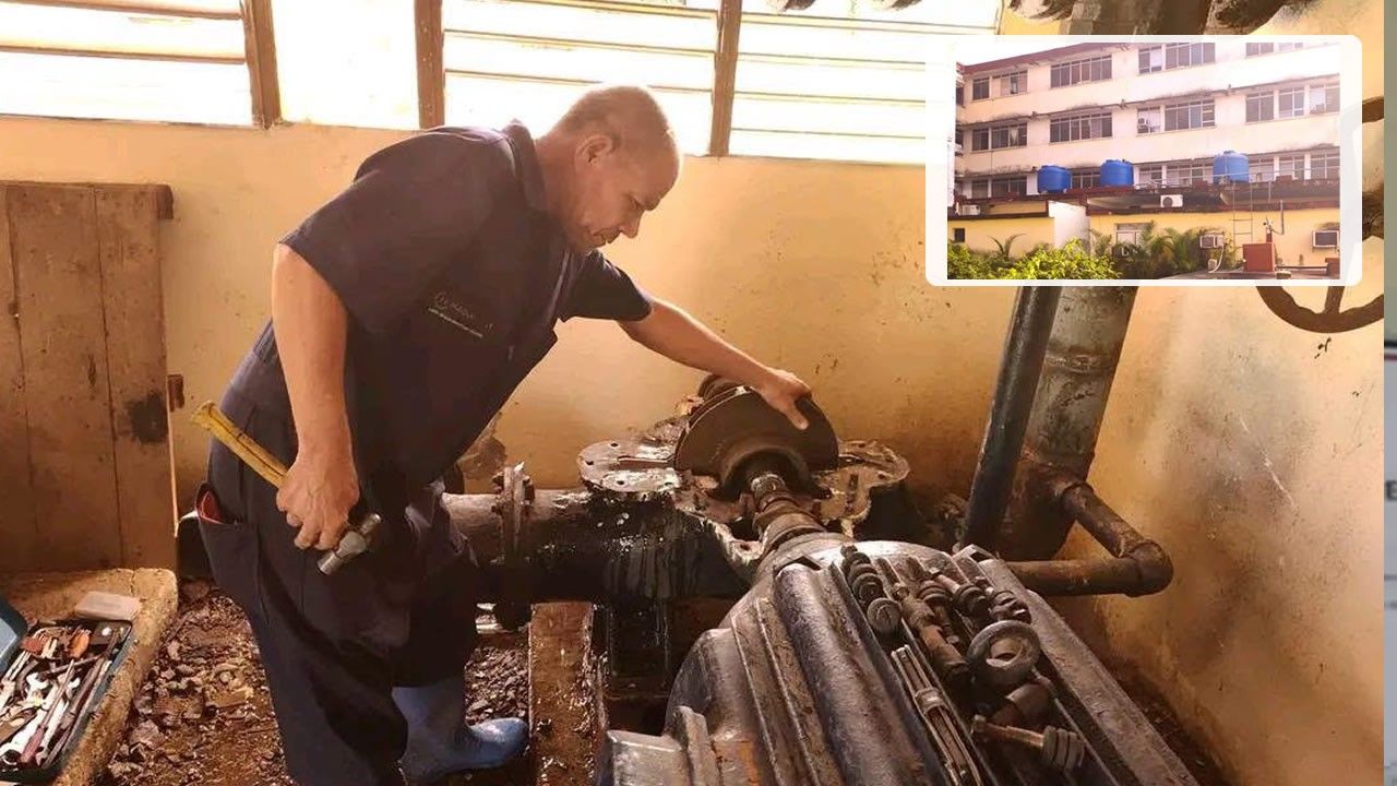 Más de 72 horas sin agua en el principal hospital de Villa Clara por avería de turbinas