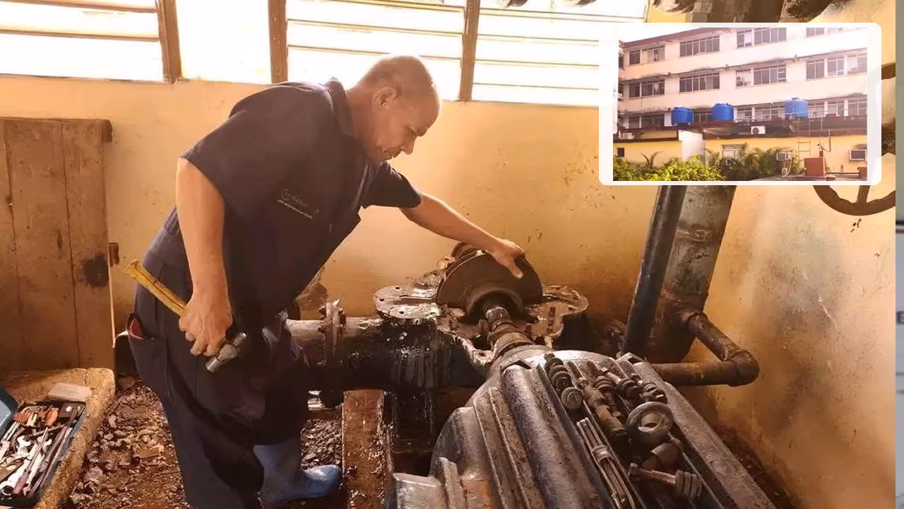 Más de 72 horas sin agua en el principal hospital de Villa Clara por avería de turbinas