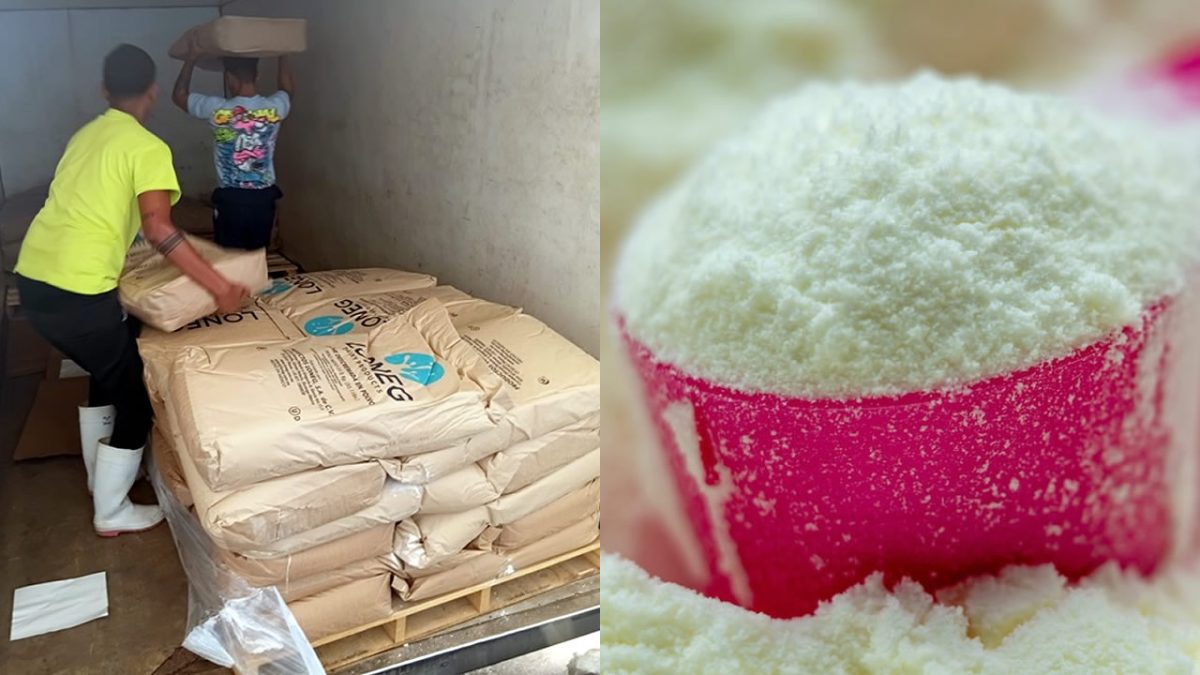 Cuba distribuye 760 toneladas de leche en polvo donadas por México y Uruguay