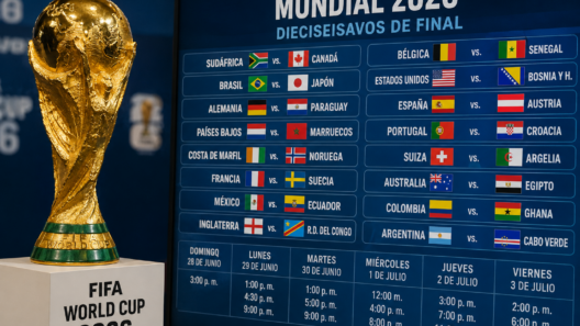 Mundial 2026: definidos los cruces de dieciseisavos de final y los horarios para Cuba
