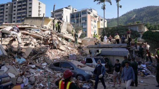 Sube a 589 la cifra de muertos por el doble terremoto en Venezuela