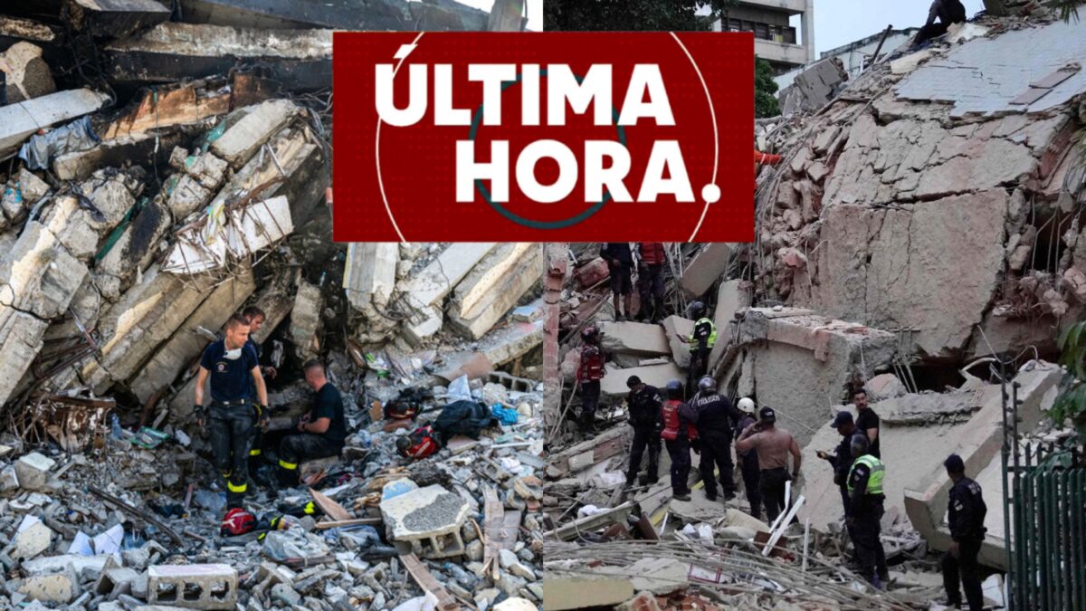 Última Hora: hay 21 personas con vida probablemente bajo los escombros en Venezuela